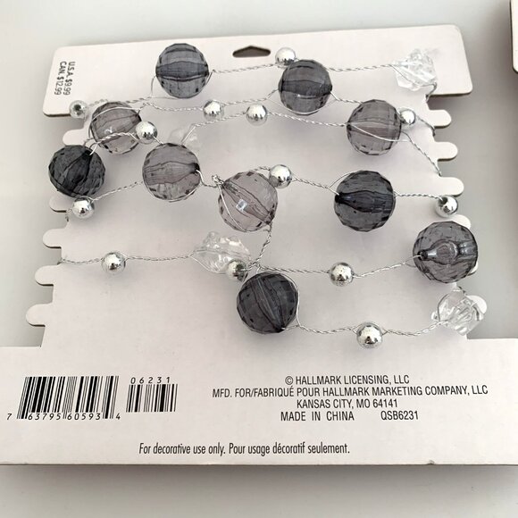 2 Hallmark Keepsake Miniature Garland 6 Foot & 10 Foot Long New Xmas Ornament - Picture 7 of 8